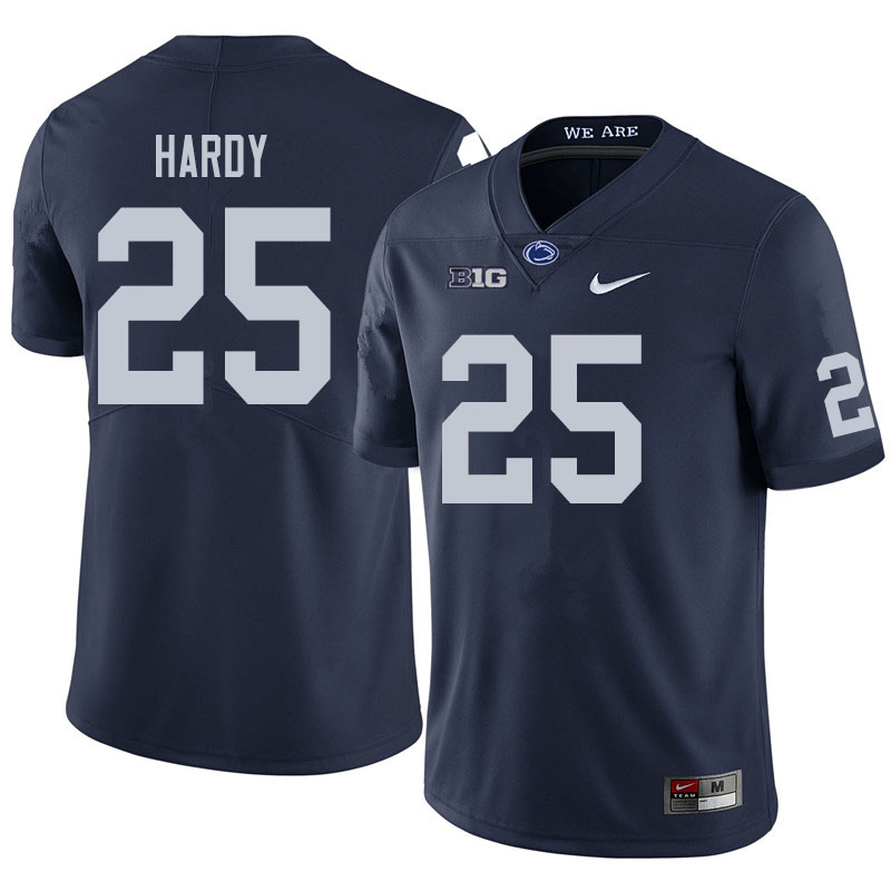 Men #25 Daequan Hardy Penn State Nittany Lions College Football Jerseys Sale-Navy